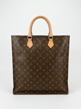Vintage Louis Vuitton Monogram Sac Plat Tote